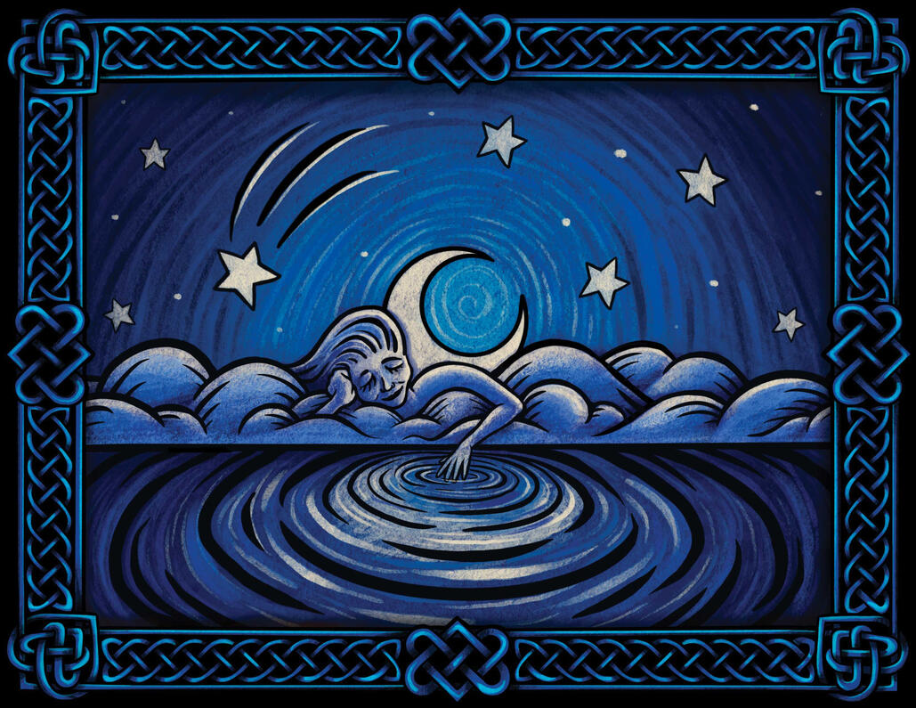 Illustration to accompany the song "The Horizon"