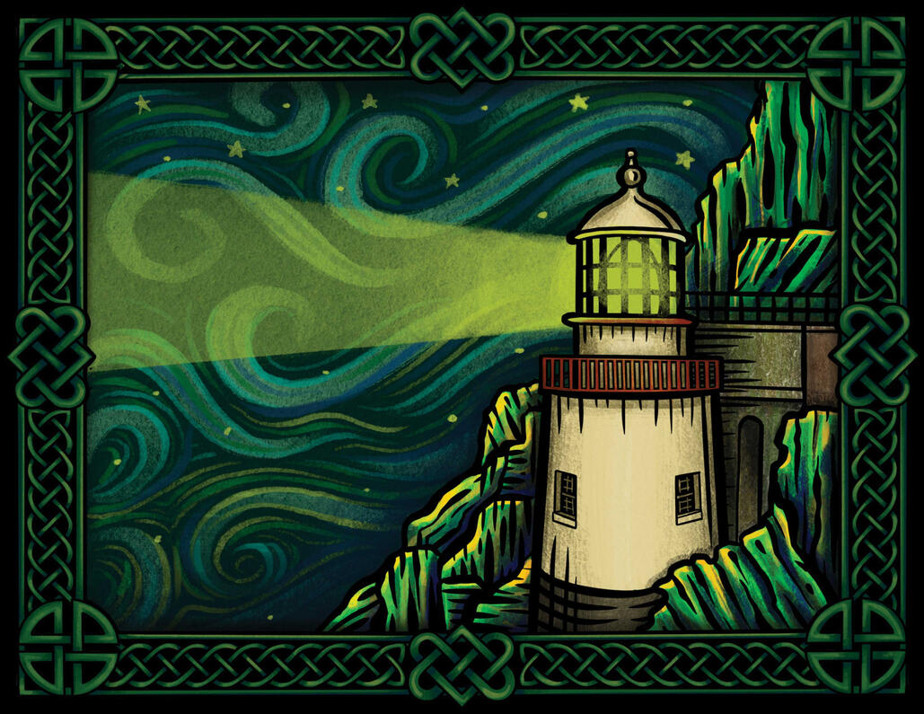 Illustration to accompany the song "Inishtearaght"