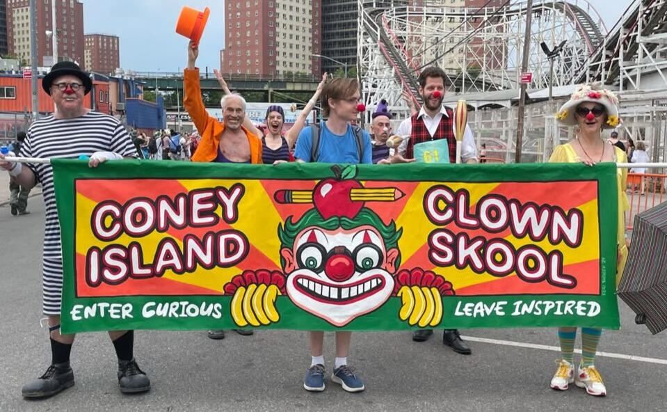 Marching in the Mermaid Parade