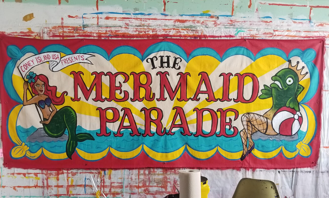 2022 Banner, Currently part of the NY Historic permanent collection.